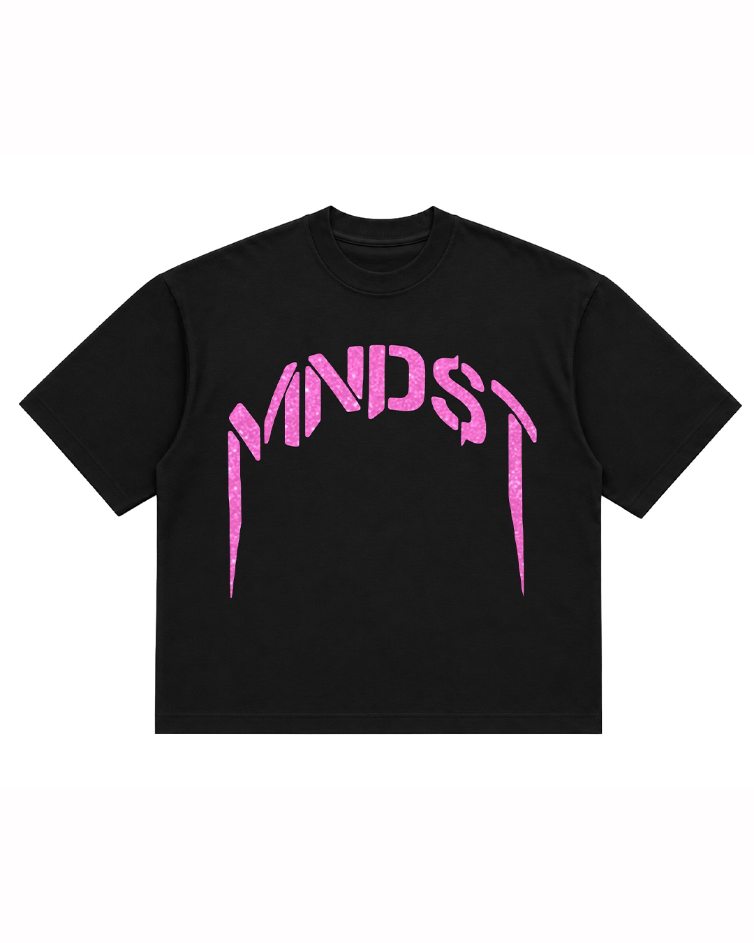 Glitter Puff Tee (Pink)