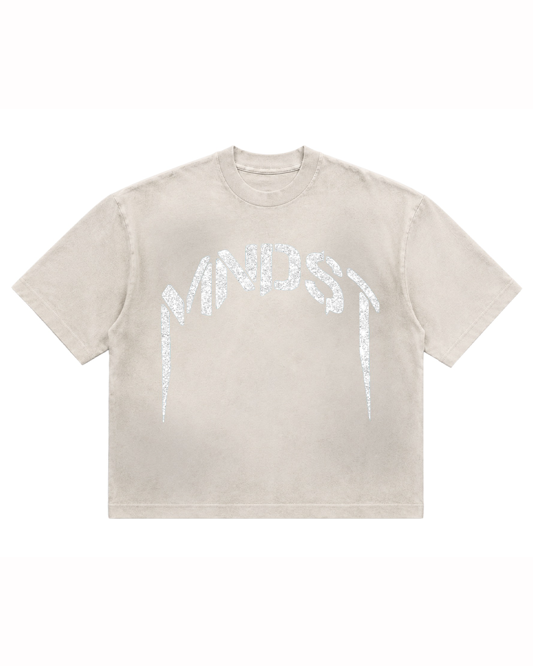 Glitter Puff Tee (White)